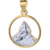 Pendentif en argent 925 Cervin by White Alpina. Pendentif pour hommes et femmes. Ce magnifique bijou est livré dans un écrin avec une chaîne.