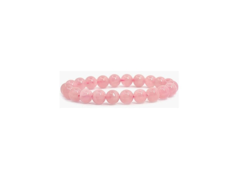 Magnifique Bracelet en Quartz Rose.