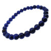 Magnifique Bracelet en Lapis-Lazuli avec perles 6mm. Finition brillant