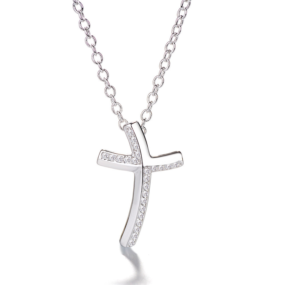 Pendentif Croix En Argent 925 10x20mm Sans Bélier - Garanti Sans Nickel, Neuf Avec étiquettes