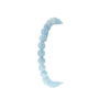 Magnifique Bracelet en Aigue-Marine 6mm. Finition perles brillantes