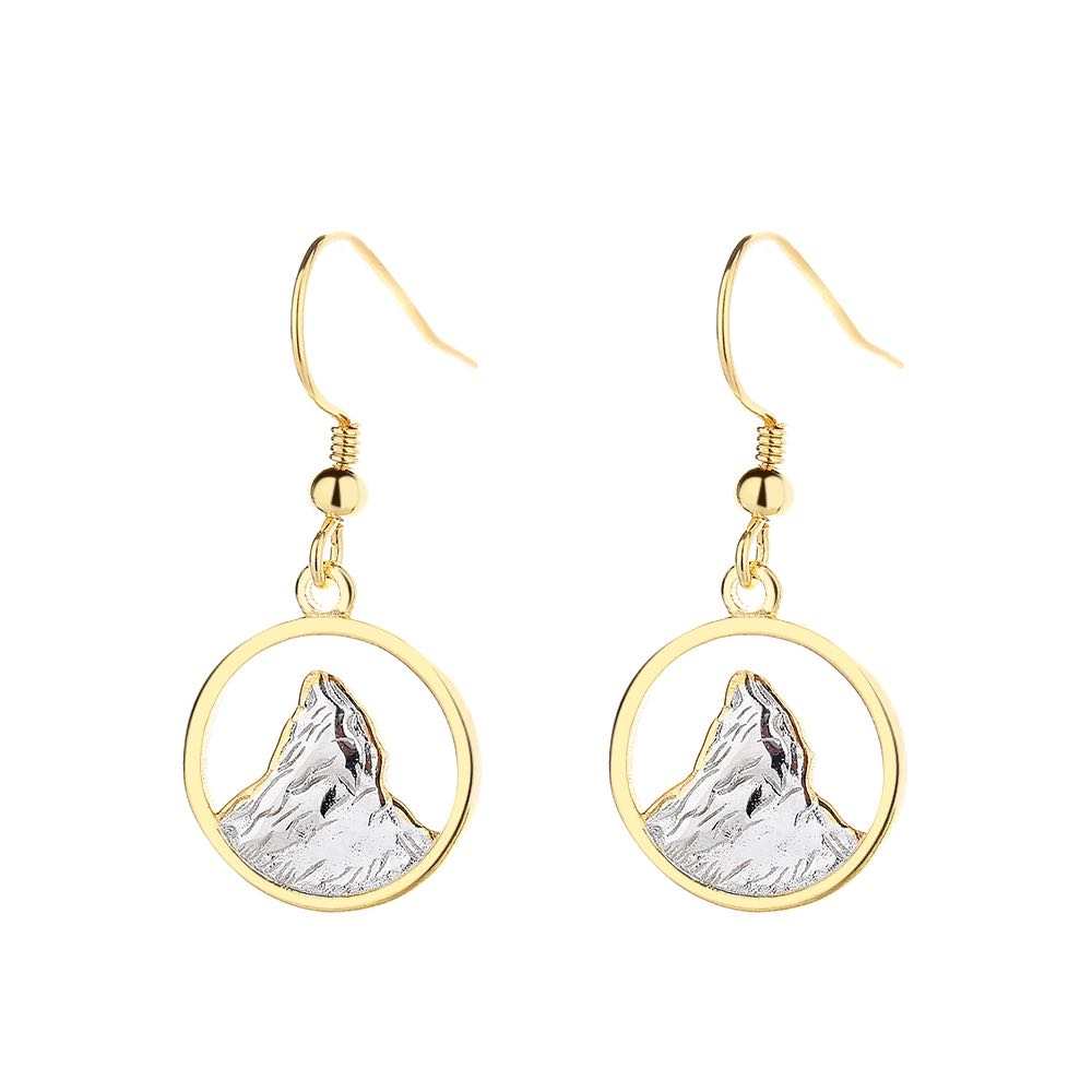 Boucles d'oreilles en argent 925 Cervin by White Alpina. Boucles d'oreilles pour femmes. Ce magnifique bijou est livré dans un écrin.